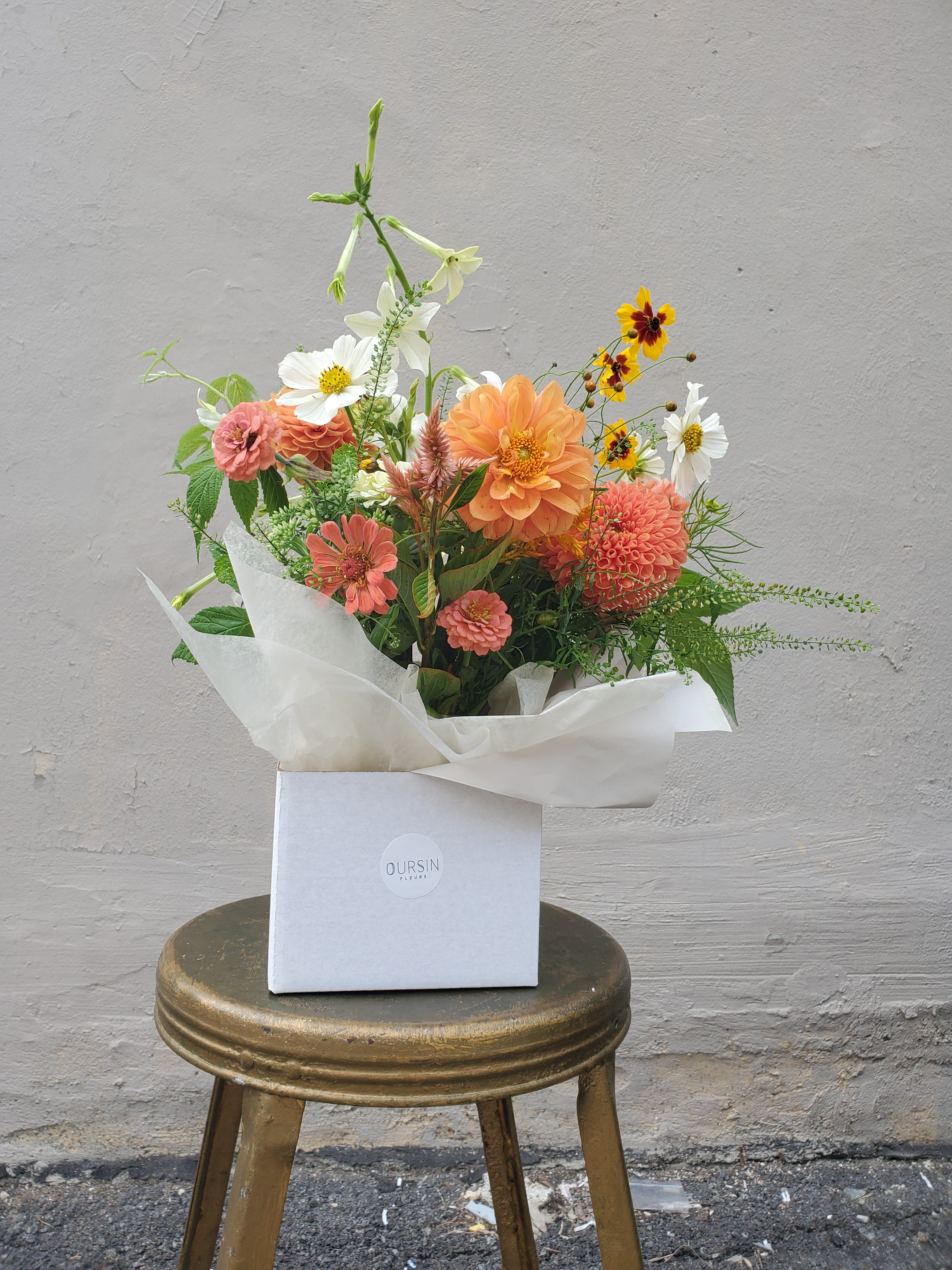 BOUQUET EN VASE