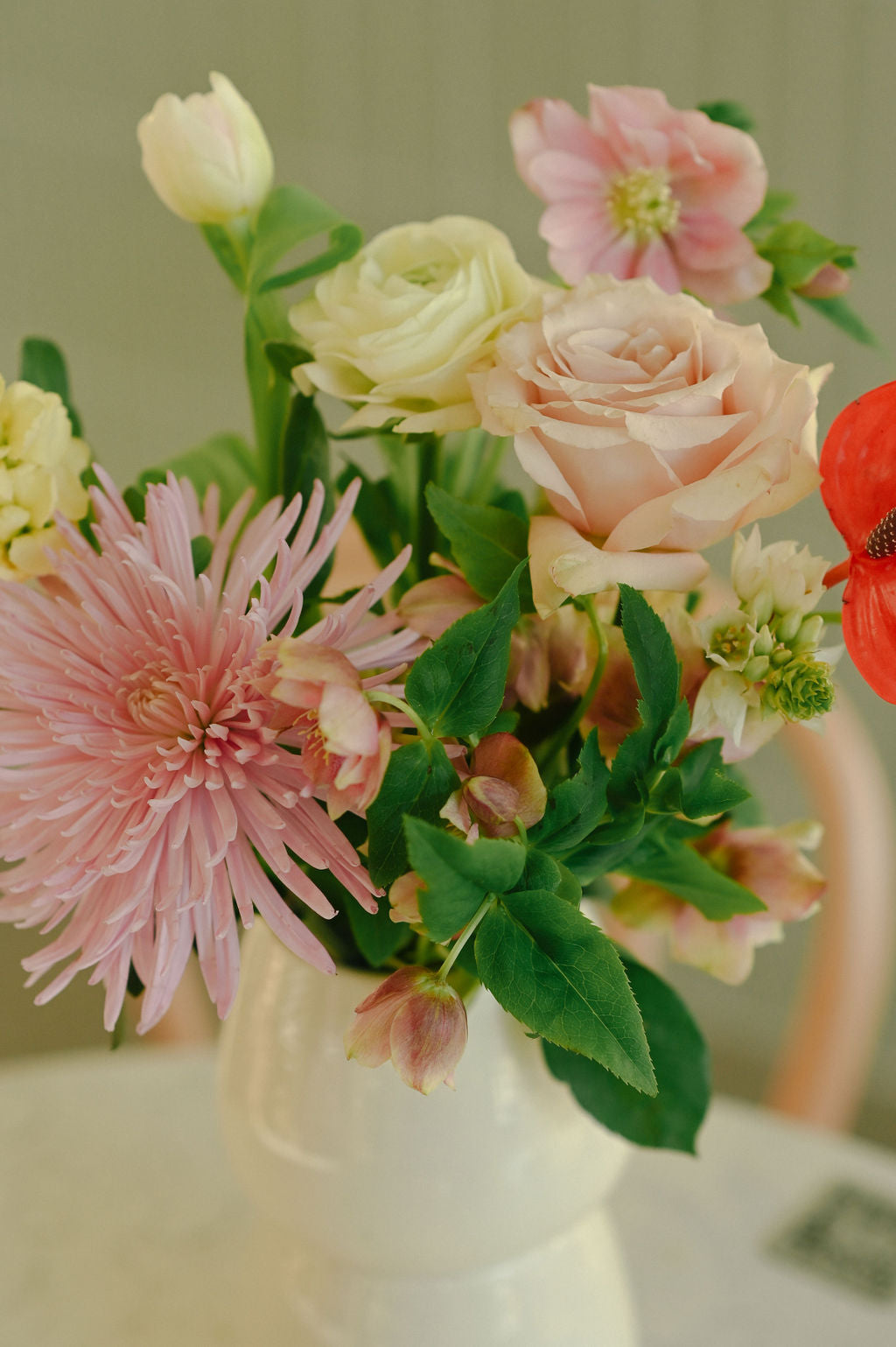 Bouquet et vase Goye