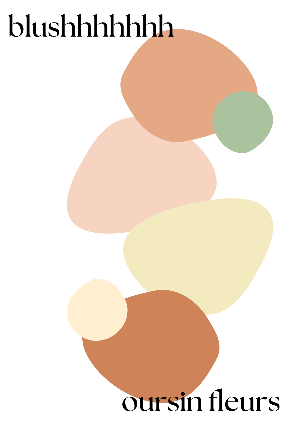 Trio soliflore vases