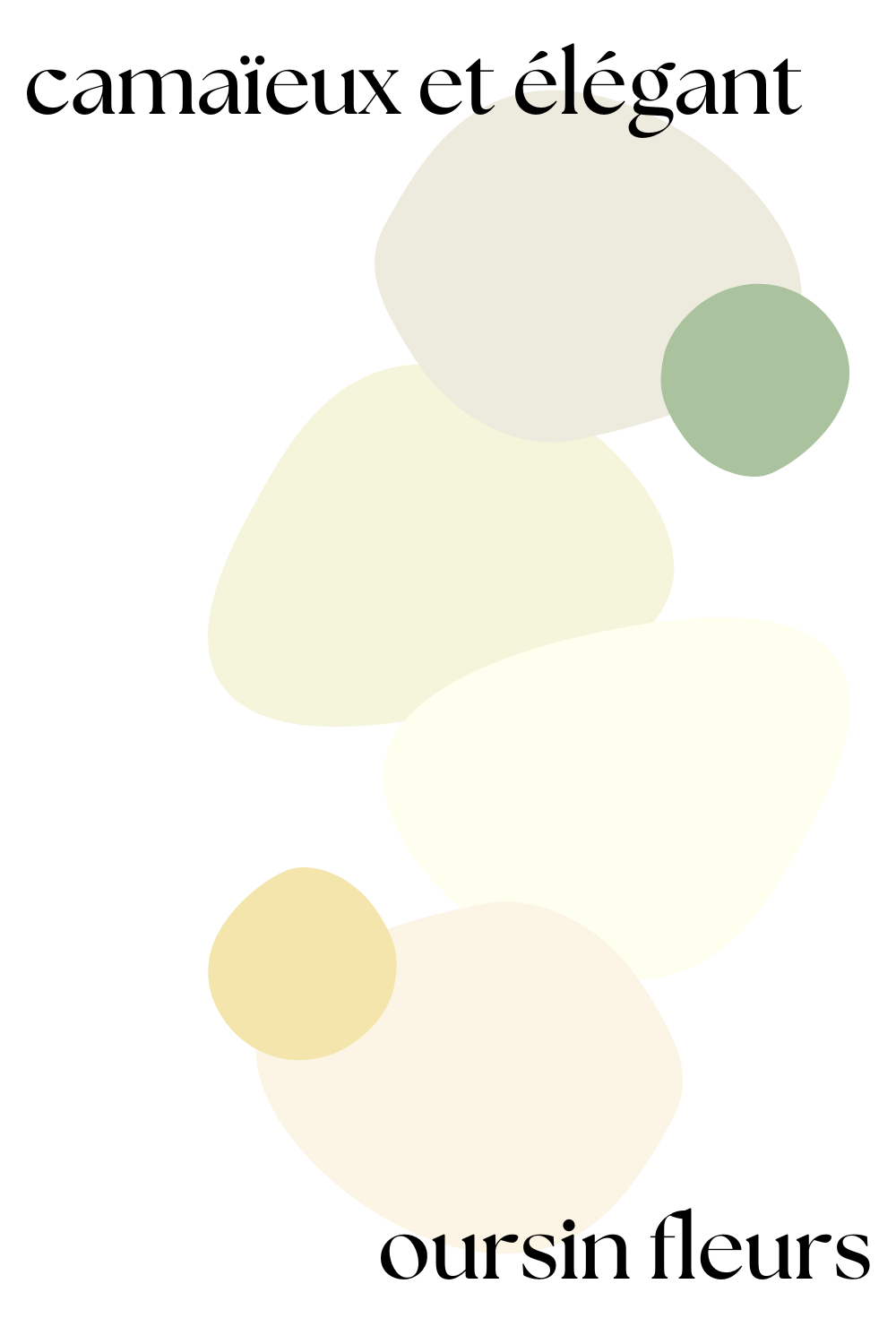 Trio soliflore vases