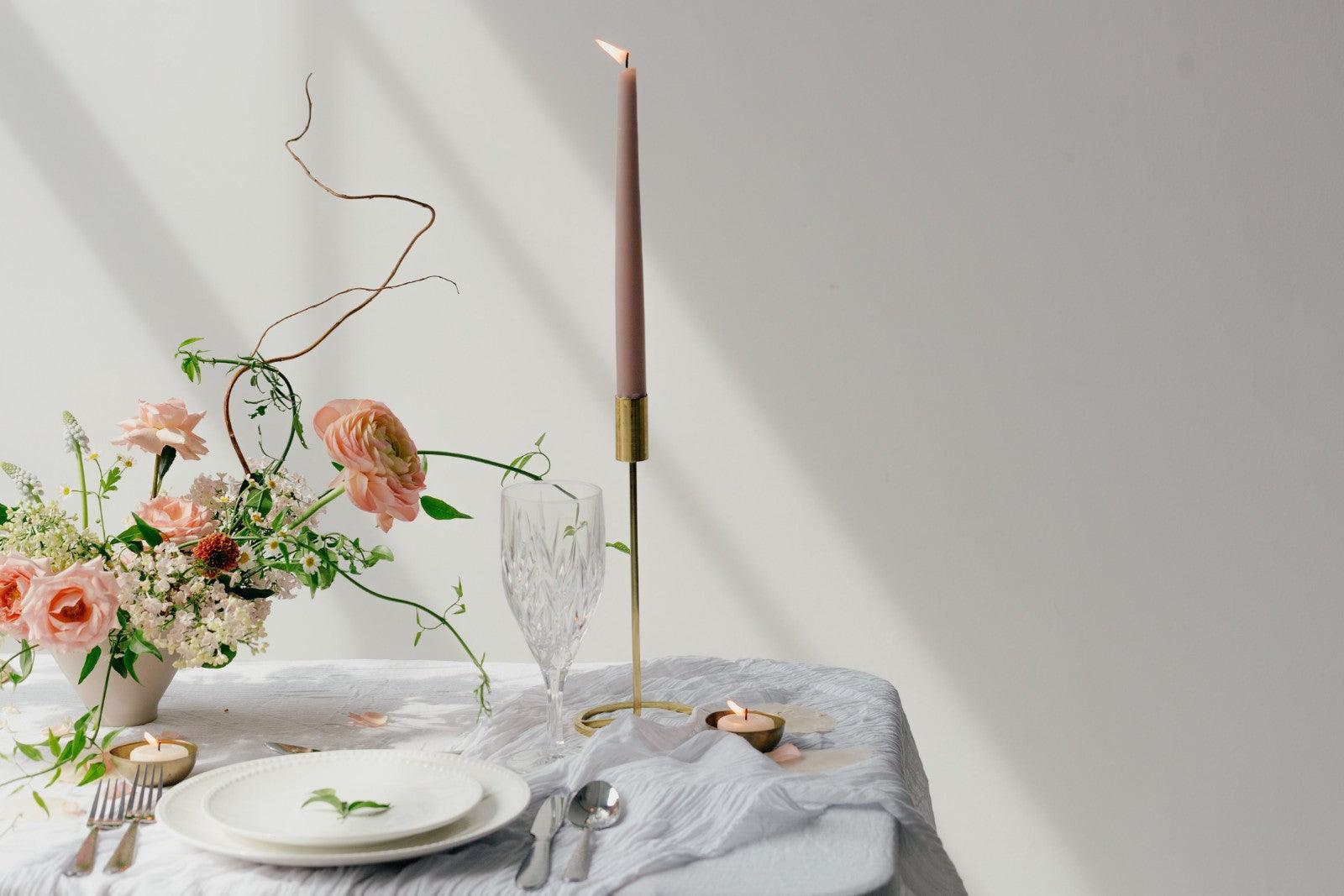 Centre de table - mariages - Oursin fleurs