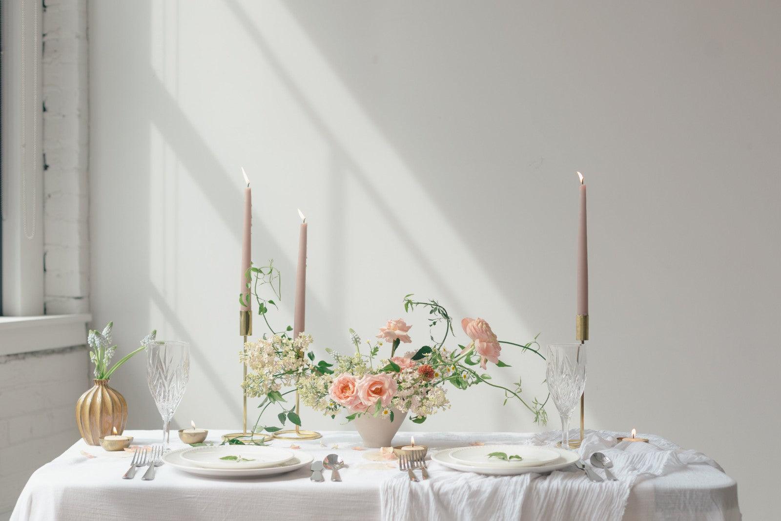 Centre de table - mariages - Oursin fleurs