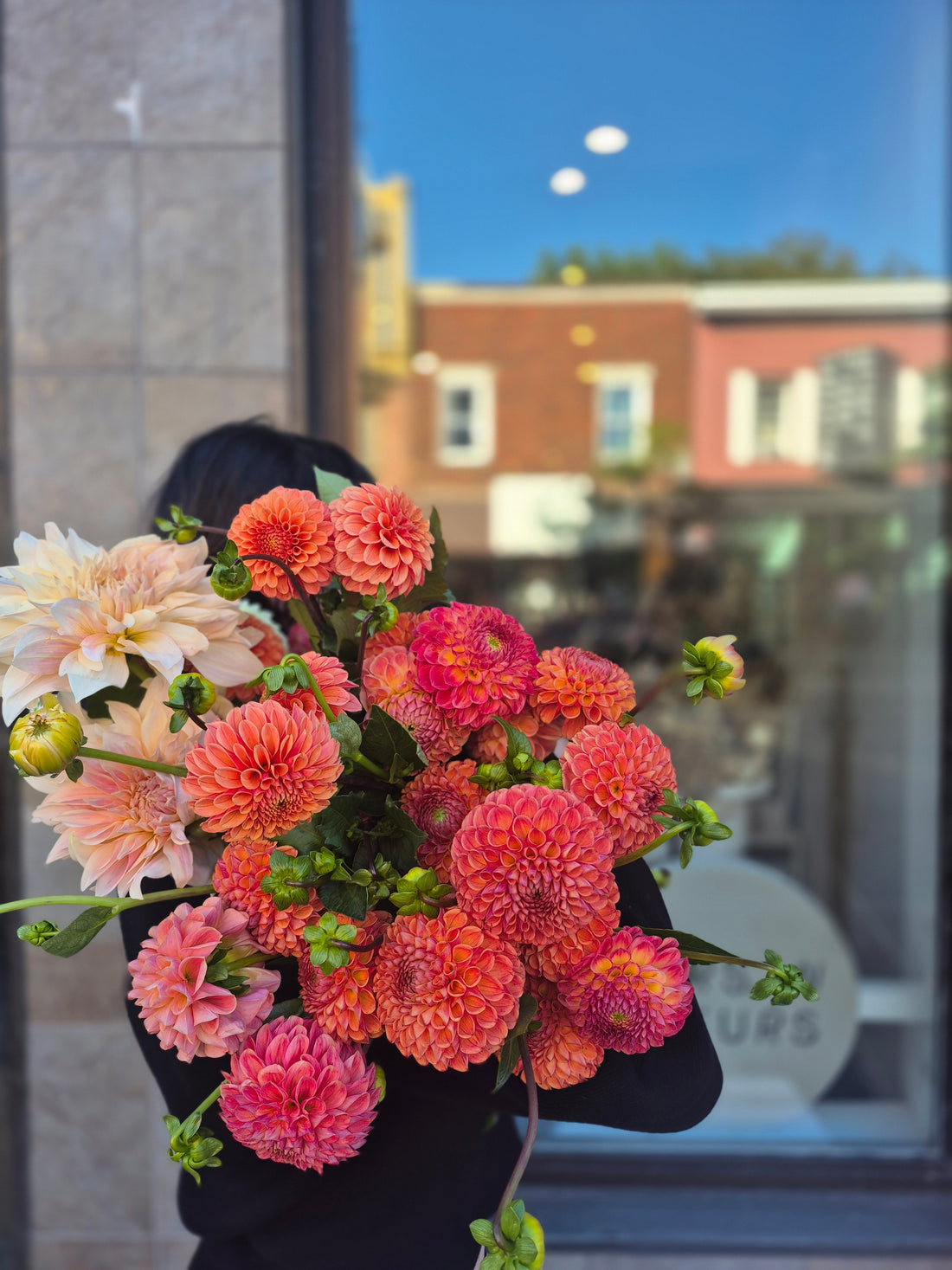 Bouquet de DAHLIAS LOCAUX