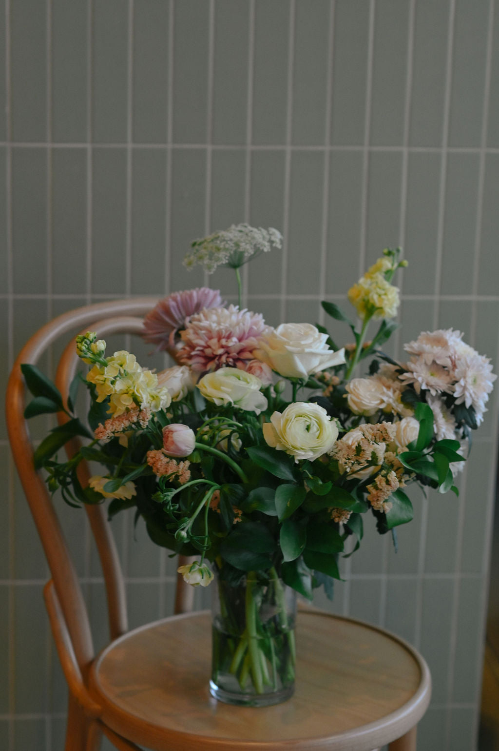 BOUQUET EN VASE