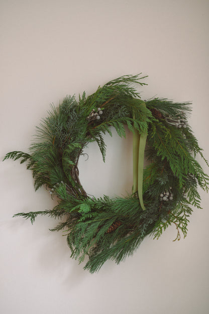 Atelier - Couronne des fêtes